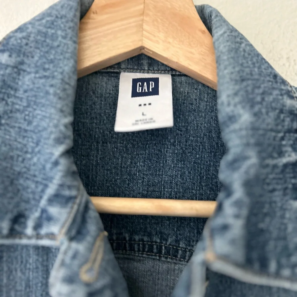 GAP Kids Light Blue Jean Jacket Size Large Girls